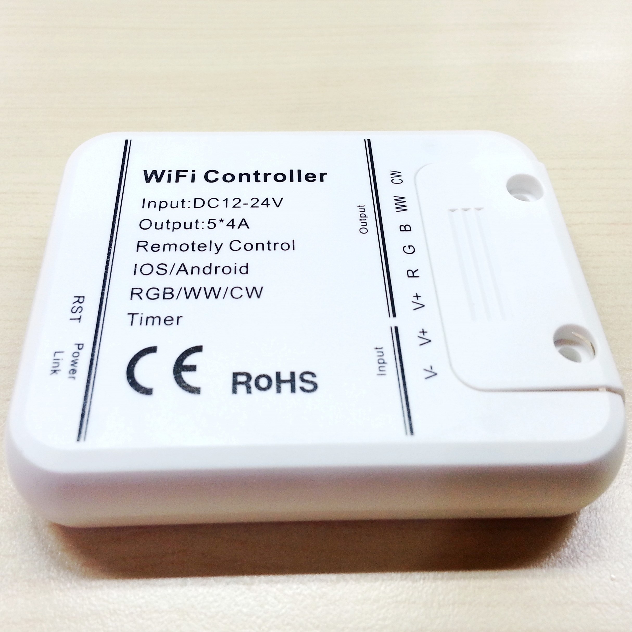 5CH*4A Music Control WIFI Controller RGB WW CW IOS Android Timer
